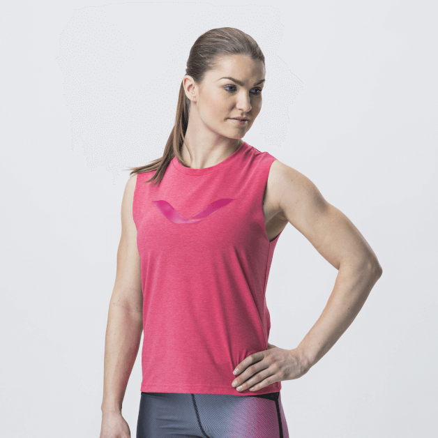 Grip Tank Top, wmn, Rose Red - Force Sports Store