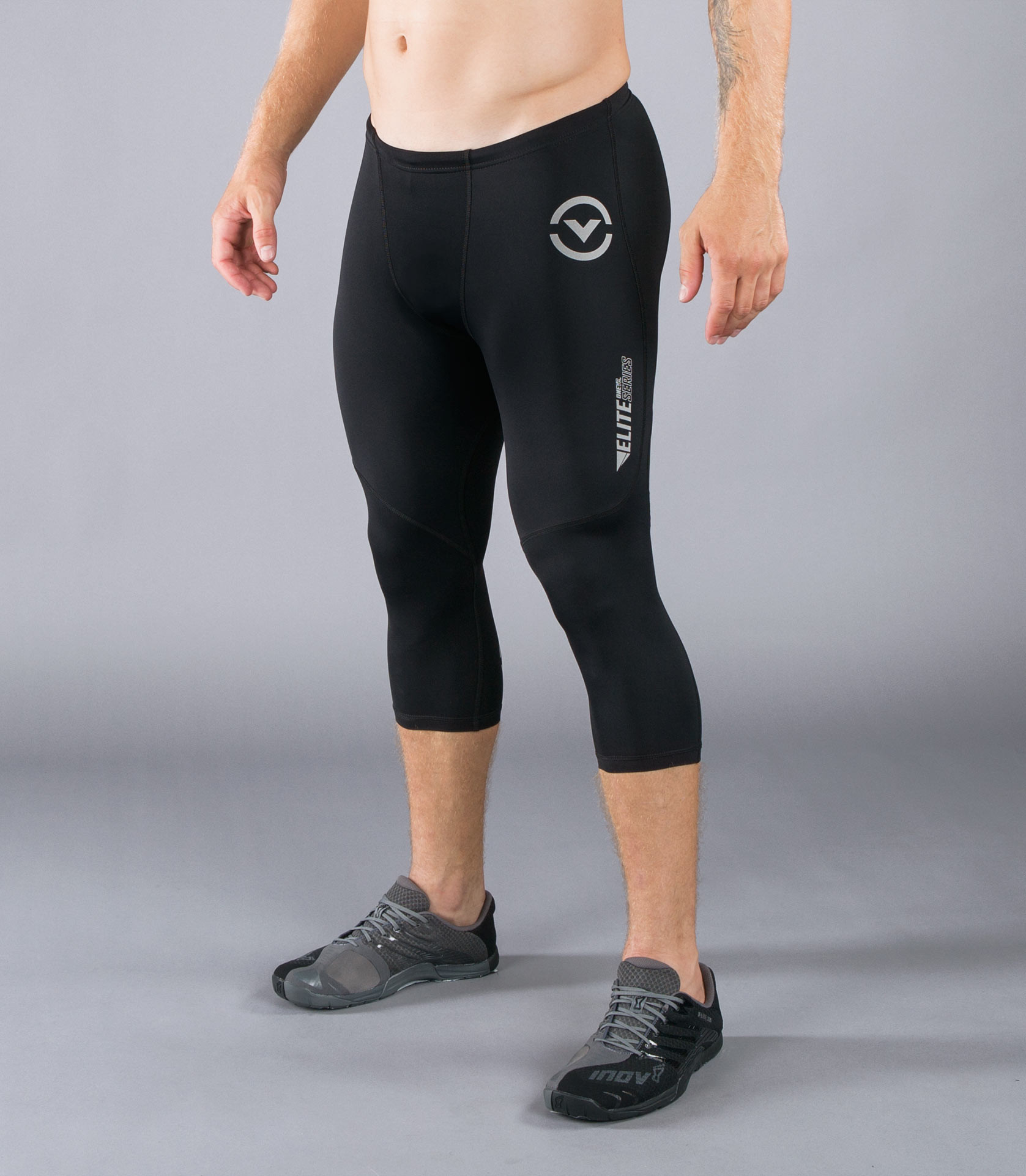 Men's Bio Ceramic Elite Compression 3/4 Length Pant - Force Sports